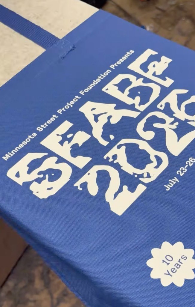 Seabright festival tote bag
