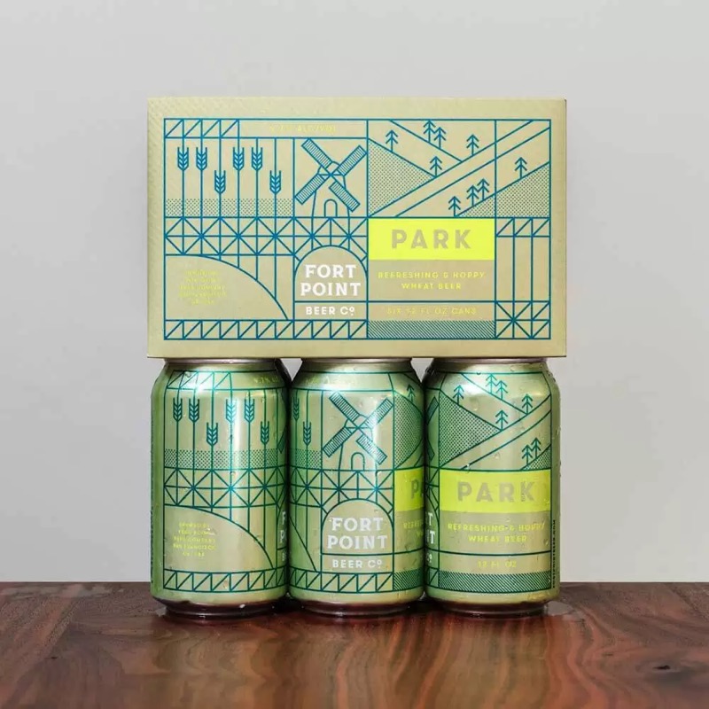 Fort Point Park wheat beer six-pack