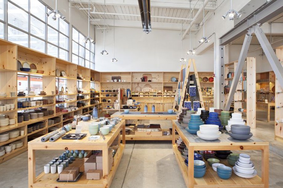 Heath Ceramics showroom