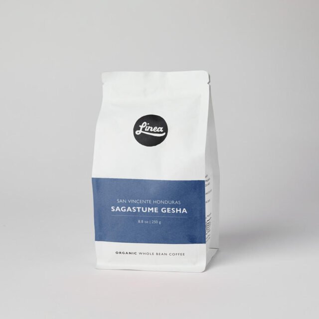 Linea Sagastume Gesha coffee bag